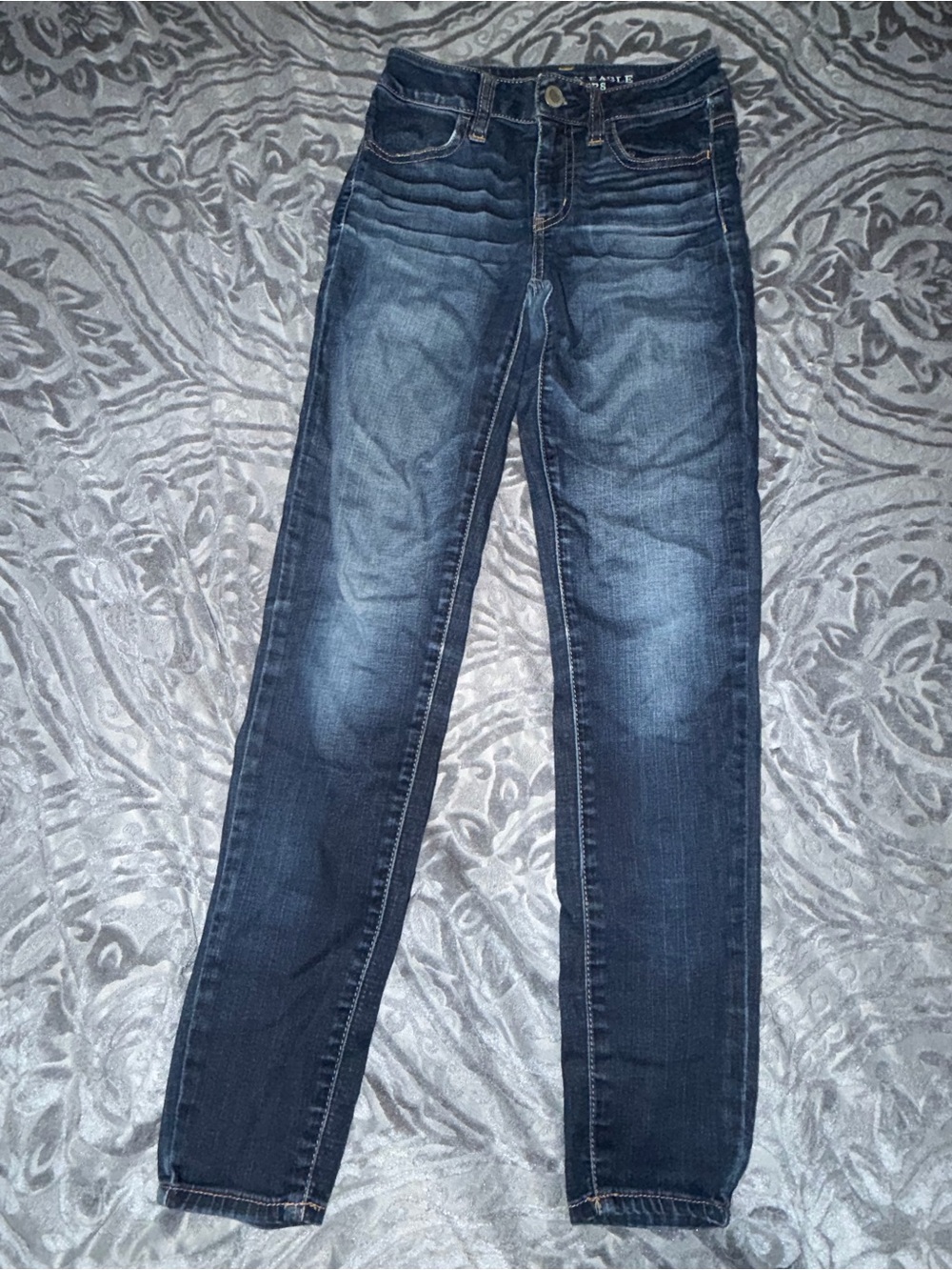 American Eagle Outfitters Dark Blue Skinny Jeans